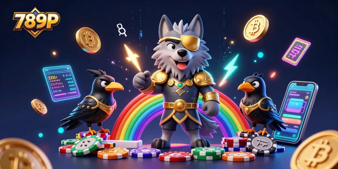 Engage with 789P's exciting casino experience featuring dynamic characters and cryptocurrency elements.