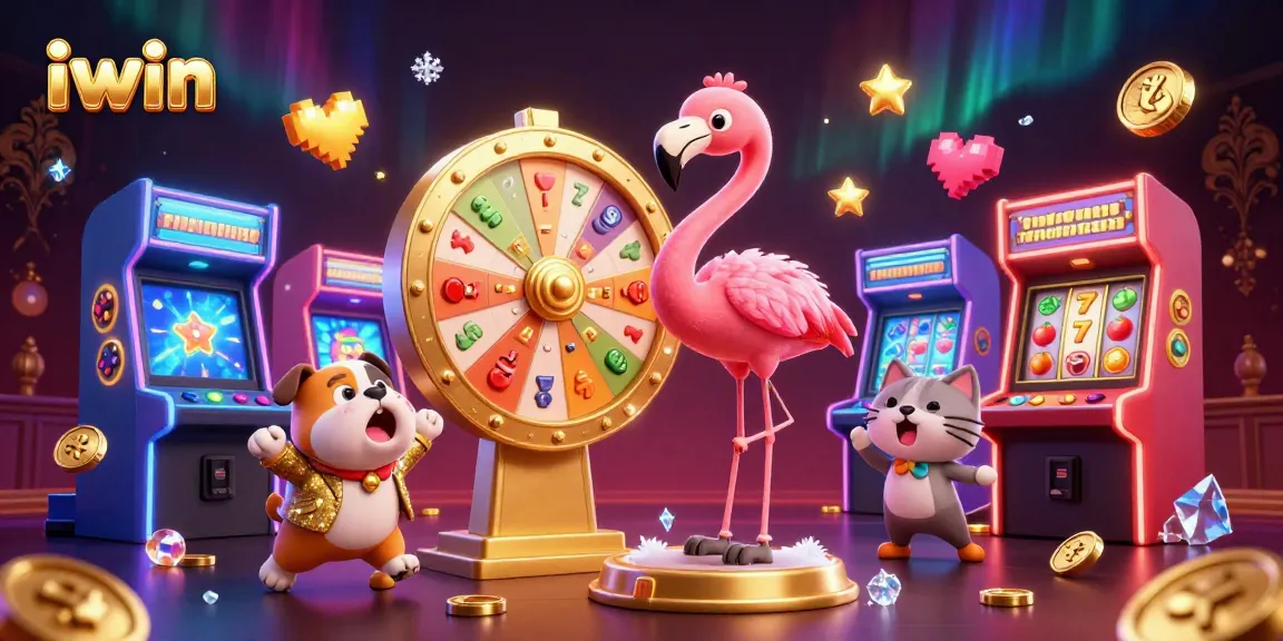 Experience the thrill of iwin with vibrant 3D casino characters and dynamic game elements.