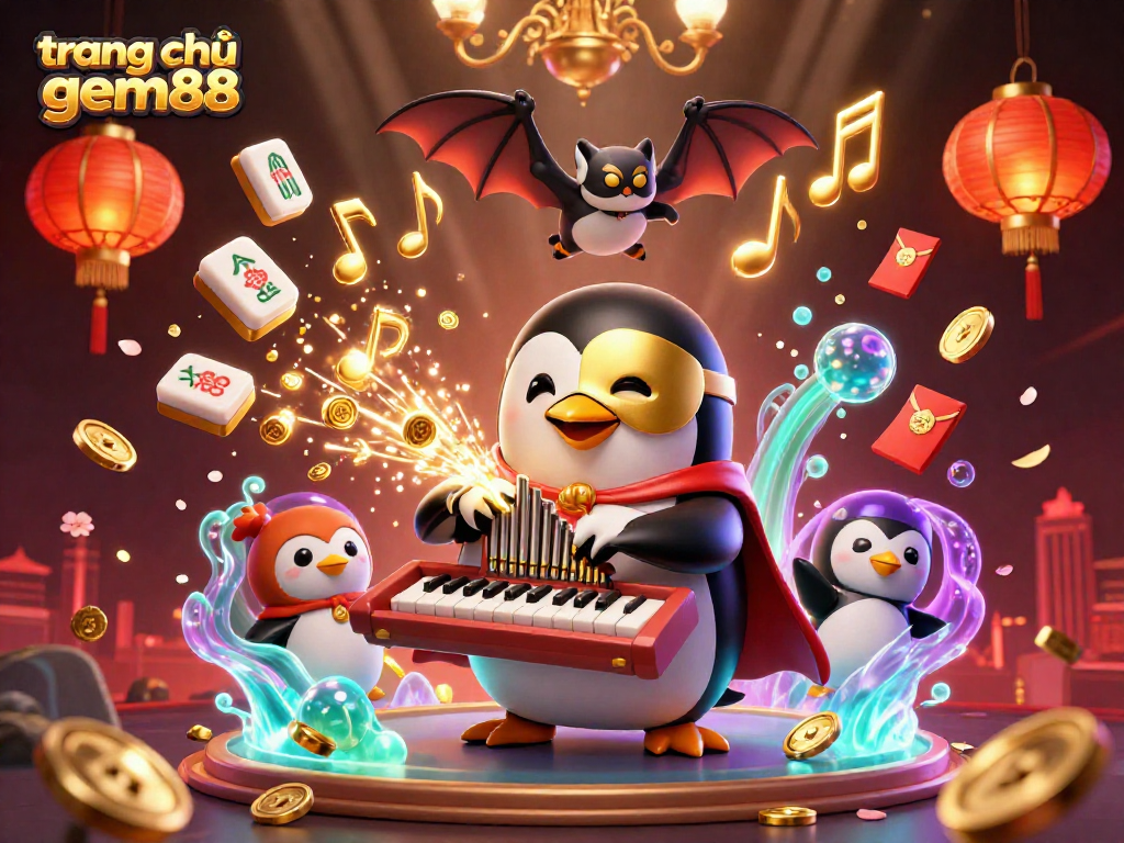 Experience the excitement of trang chủ gem88 with vibrant casino characters and magical elements!