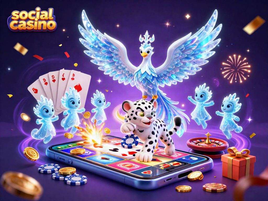Engage with the social casino world through vibrant characters, exciting games, and magical visuals.