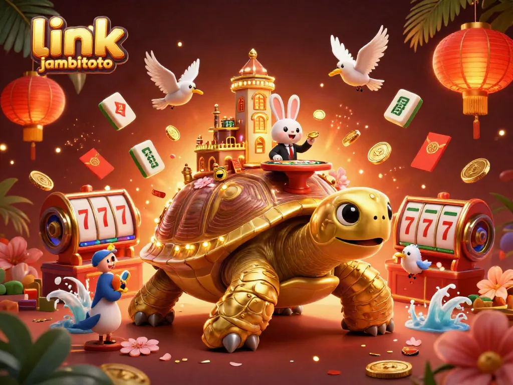 Join the excitement with link jambitoto, featuring vibrant casino scenes and delightful characters.